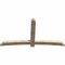 Ekena Millwork Bellingham Rough Sawn Timber Gable Bracket, Douglas Fir, 96"W x 52"H x 4"D x 6"F, 13/12 Pitch GBW096X52X0406BEL00RDF - alternate 2